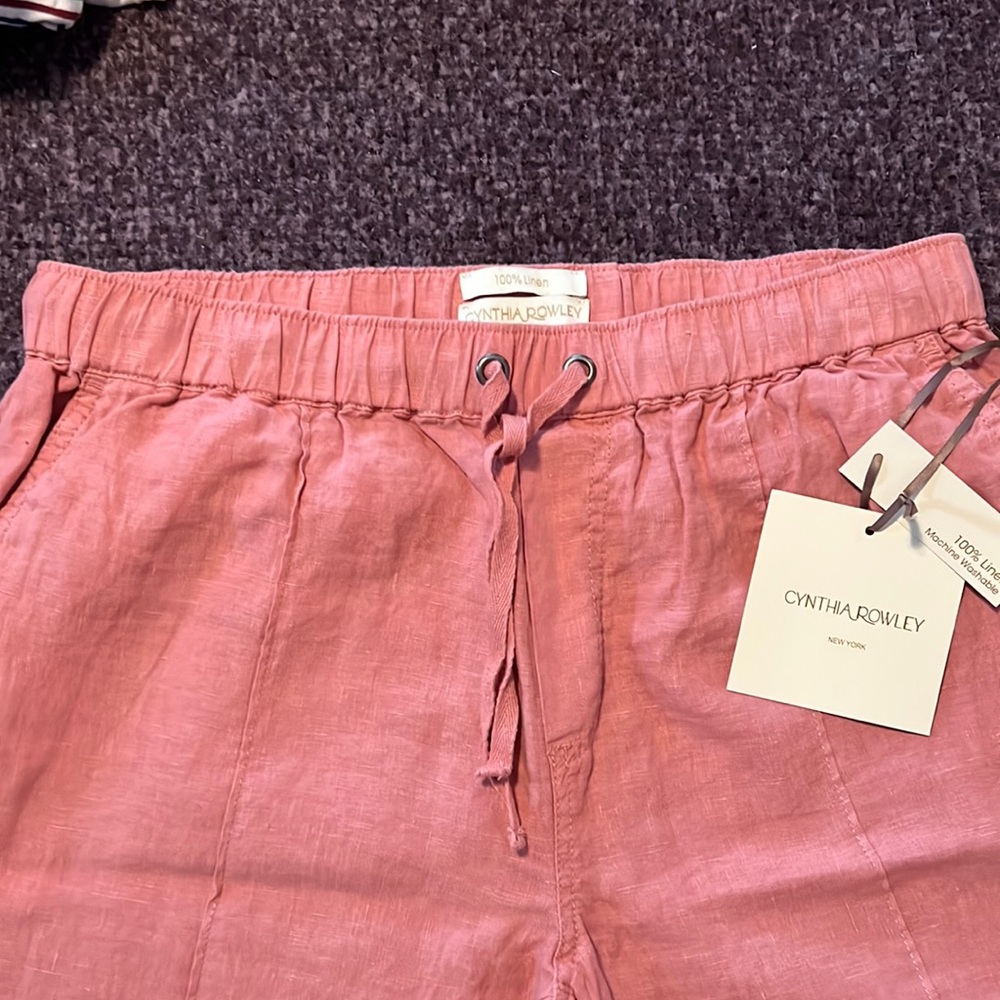 NWT Linen Cynthia Rowley Pants